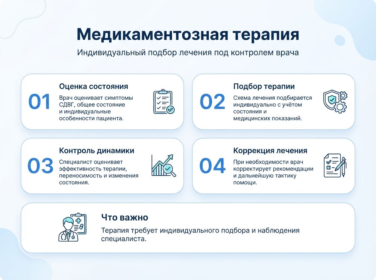 Лечение СДВГ в Рыбинске у детей и взрослыхинфографика